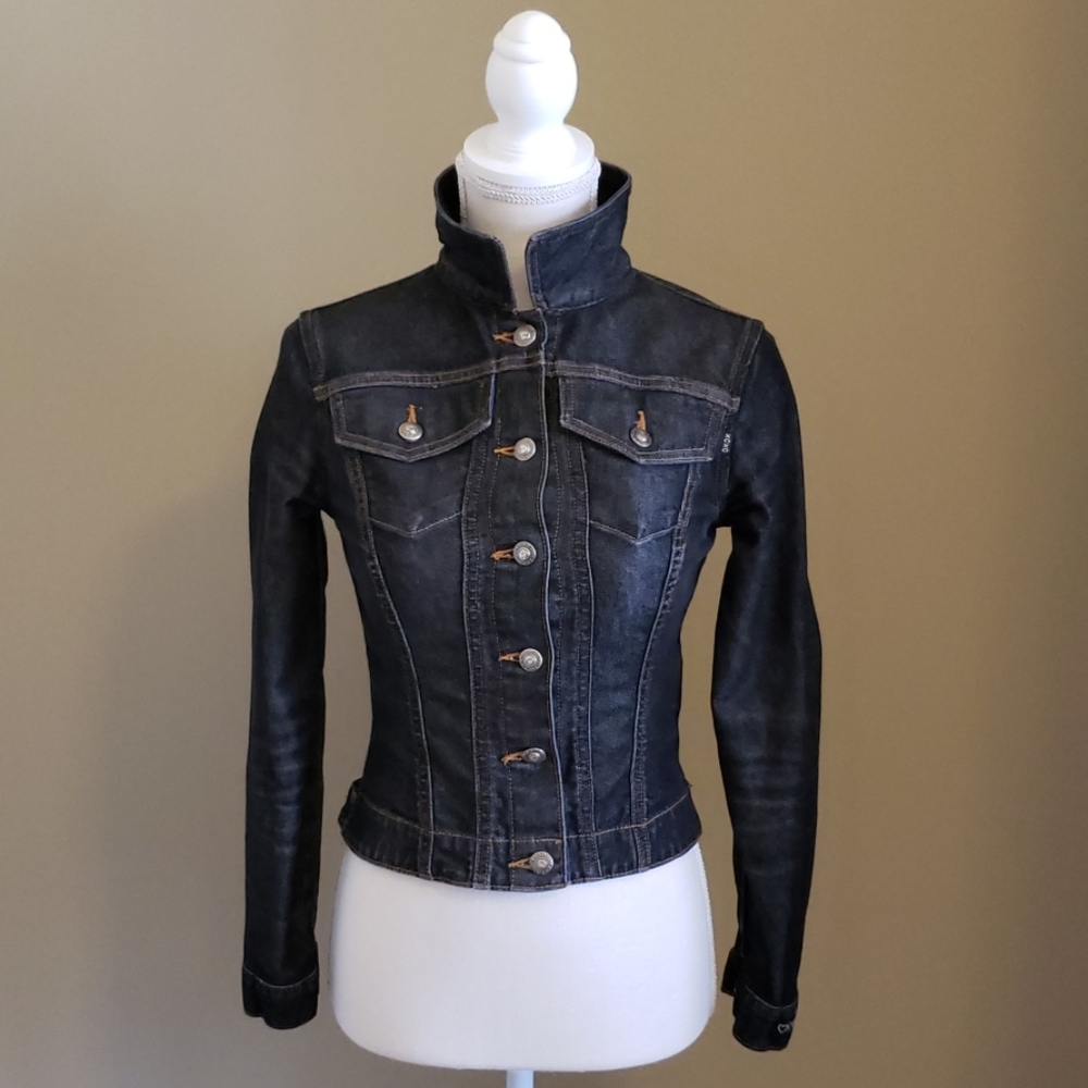 Dark denim jean jacket